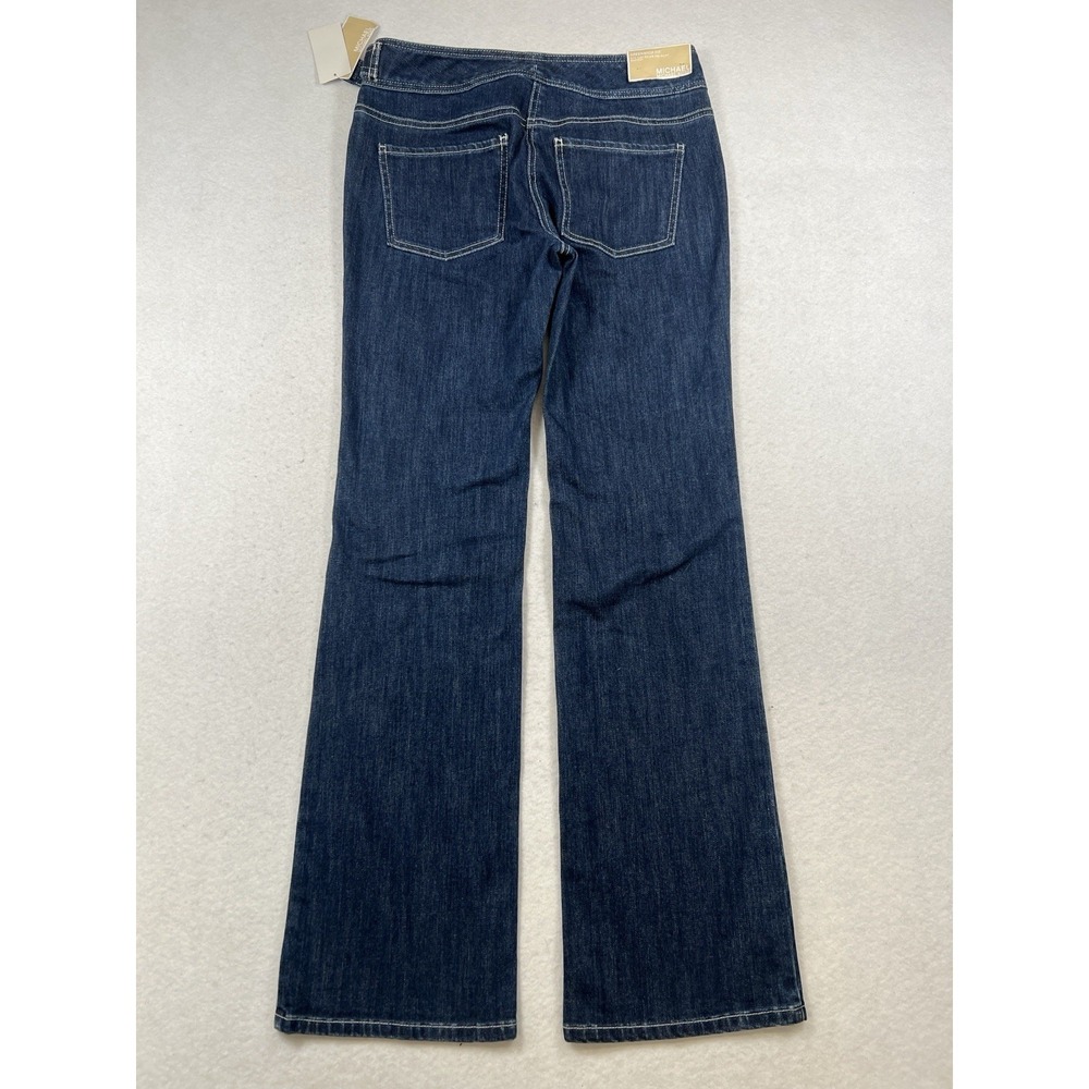 Michael Kors NWT Hollywood Nights Jeans Dark Stonewash Size 6 - Picture 2 of 13